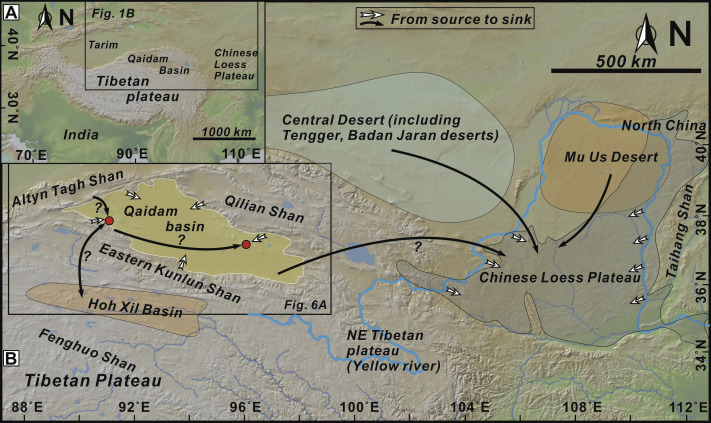 Chinese Loess plateau dust sources