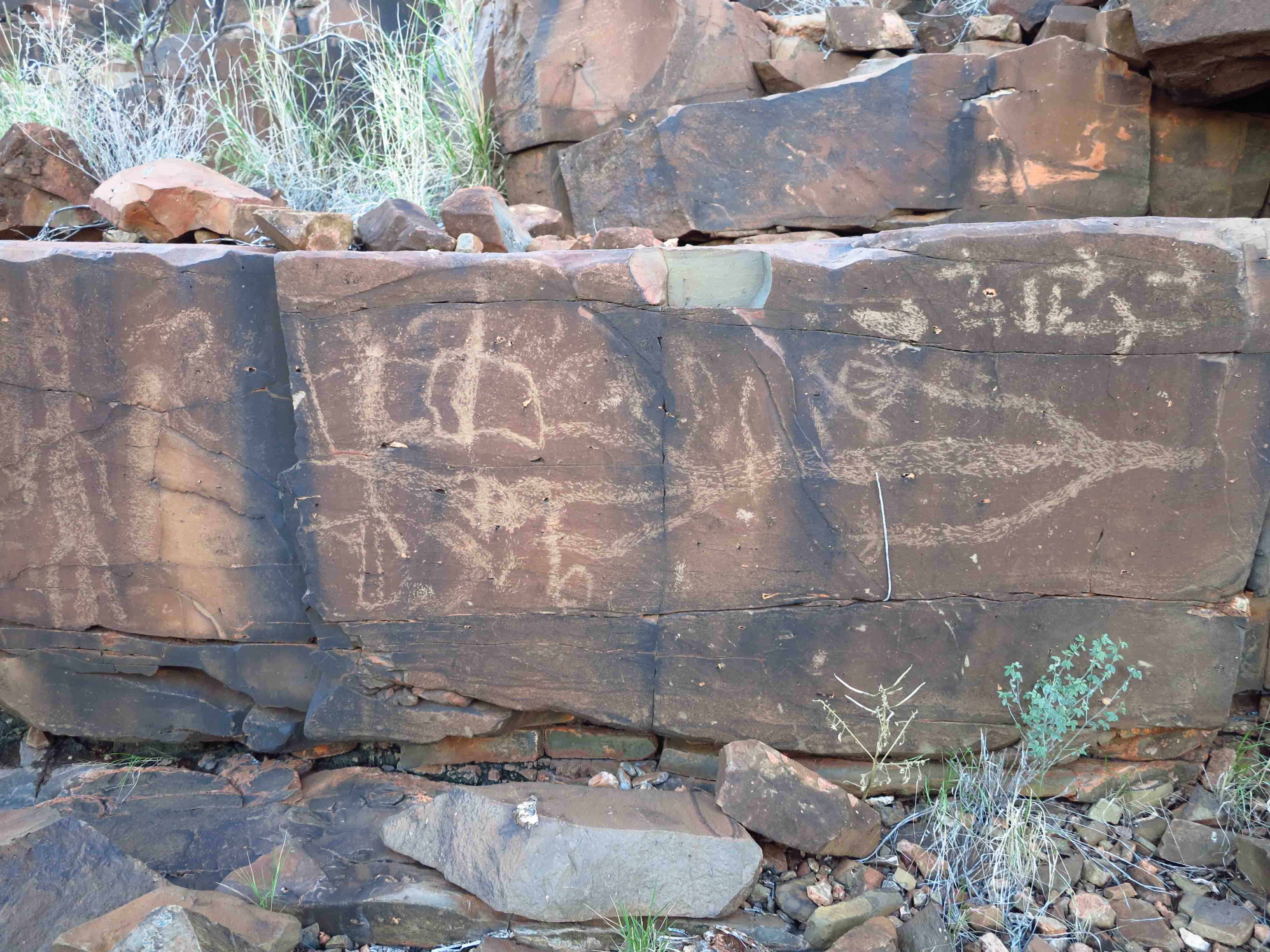 Rock art in the Pilbara